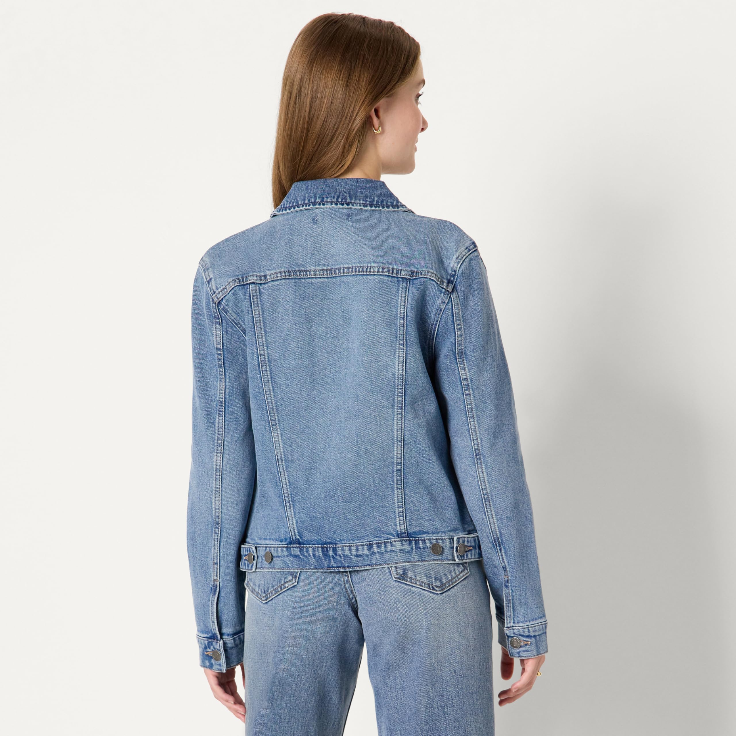 Amazon Essentials Giacca da donna rigida oversize Trucker