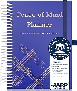 End of Life Planner - Guided Final Arrangements When I'm Gone Workbook Organizer Notebook for Beneficiary Info, Will Preparation, Last Wishes, Funeral Planning - Peace of Mind B5