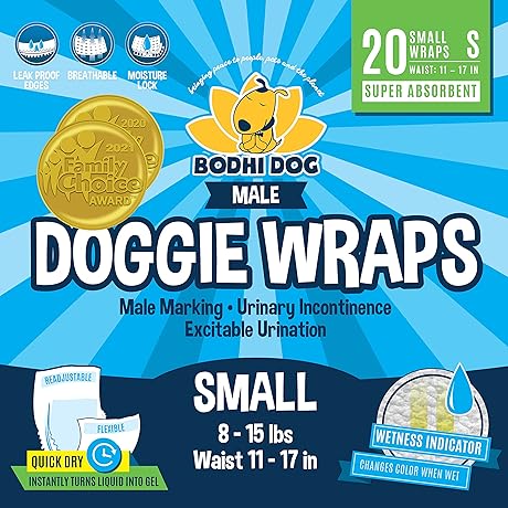 Bodhi Dog Disposable Male Dog Diapers: Super Protection for Your Little Man