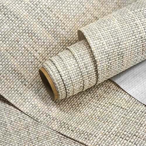Ansehan Grasscloth Textured Wallcovering W712 Terraces Collection 36" W x
