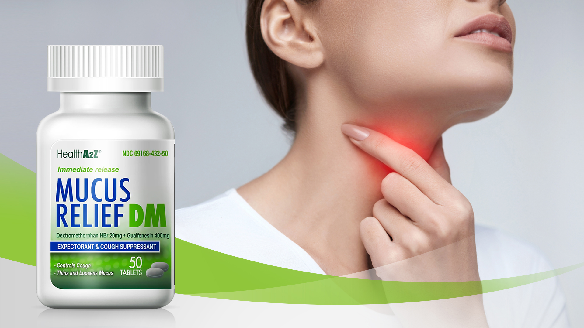 Amazon.com: HealthA2Z® Mucus Relief DM | Dextromethorphan HBr 20mg