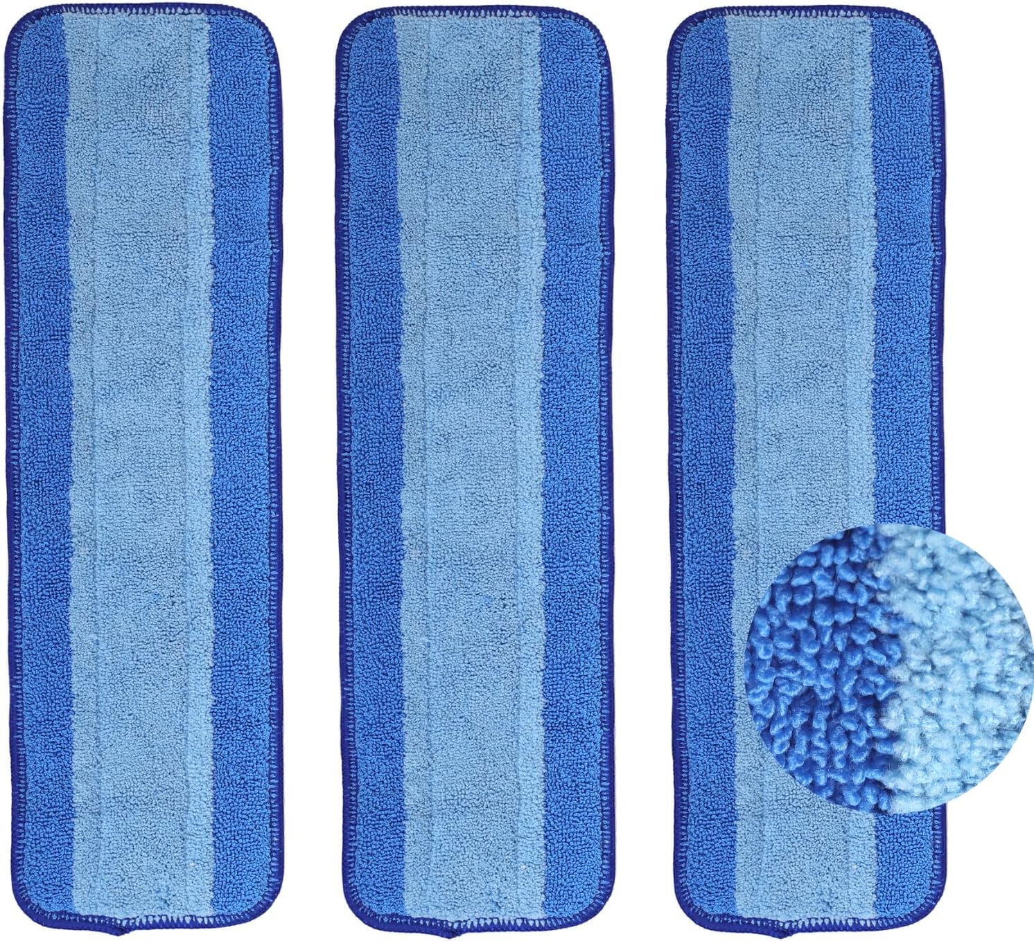 3 Pack Microfiber Cleaning Pad for Bona Spray Mop MultiSurface Floor