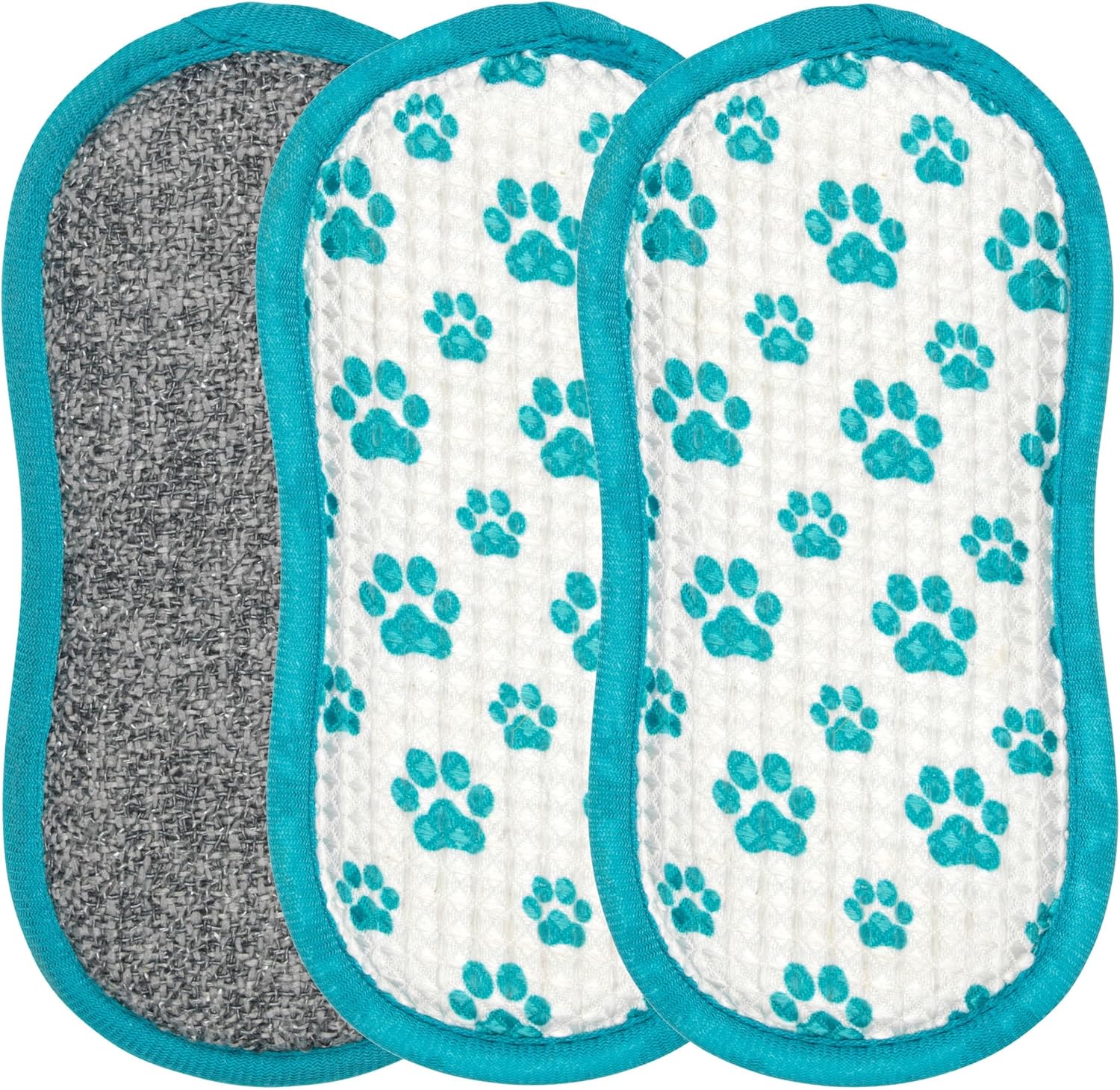 Beldray Antibac Pet Plus+ Cleaning Pads – Double-Sided Scrubbing Sponges, Removes Tough Stains, Streak-Free Polishing, Antibacterial Treated To Keep Them Cleaner & Fresher For Longer, Deep Cleaning