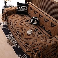Vista 272 de VClife funda boho de sofá de felpilla para sofá seccional, funda antideslizante para sofá de 2 plazas, protector para mascotas con borlas, funda