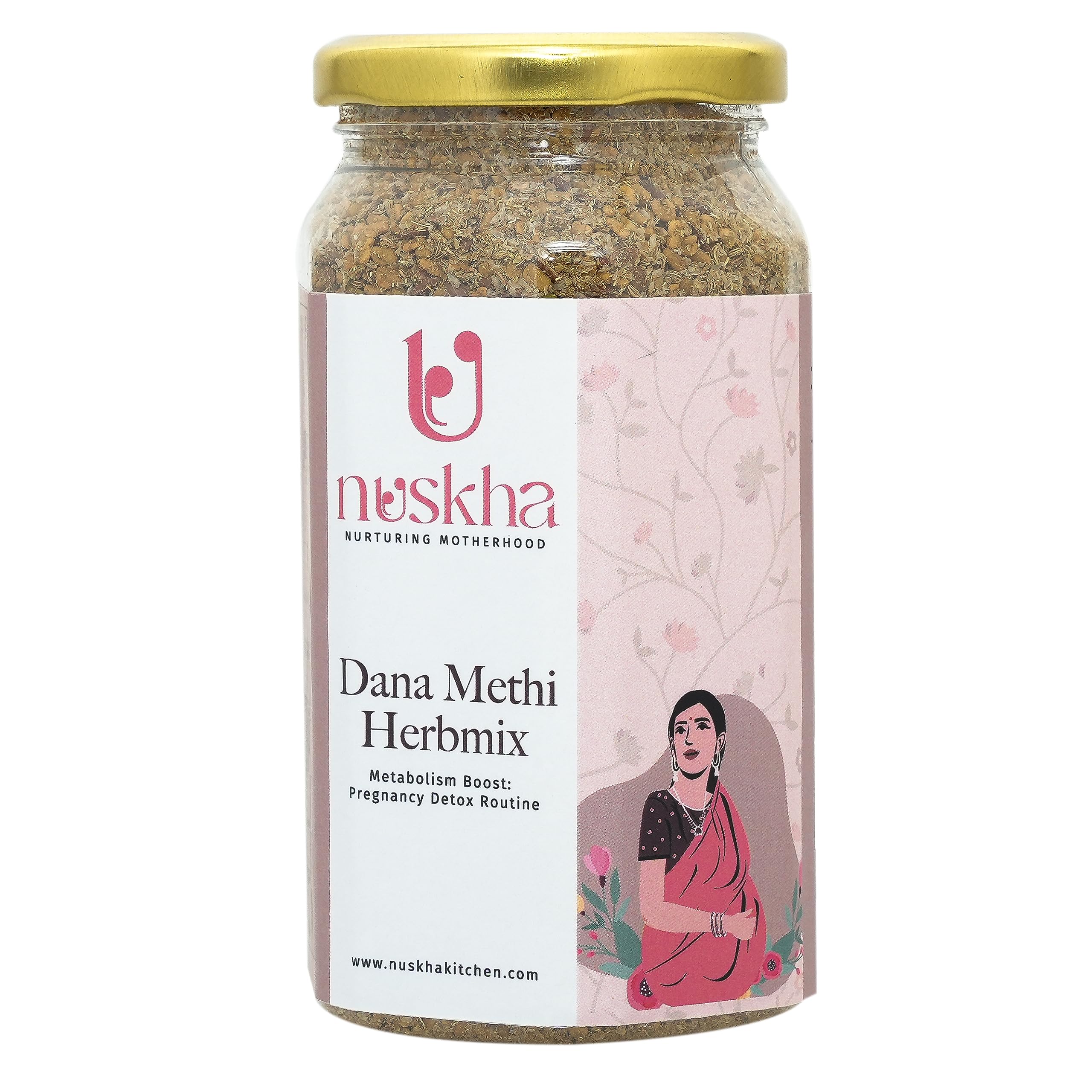 Dana Methi Herbmix from Nuskha | During Pregnancy| Dana Methi | Highly Aromatic | No Additives | No preservatives | No artificial | 100% pure and natural | Fresh & Dried Natural | Indian | 250 Gms (B09XVJYFNB) Amazon Price History, Amazon Price Tracker