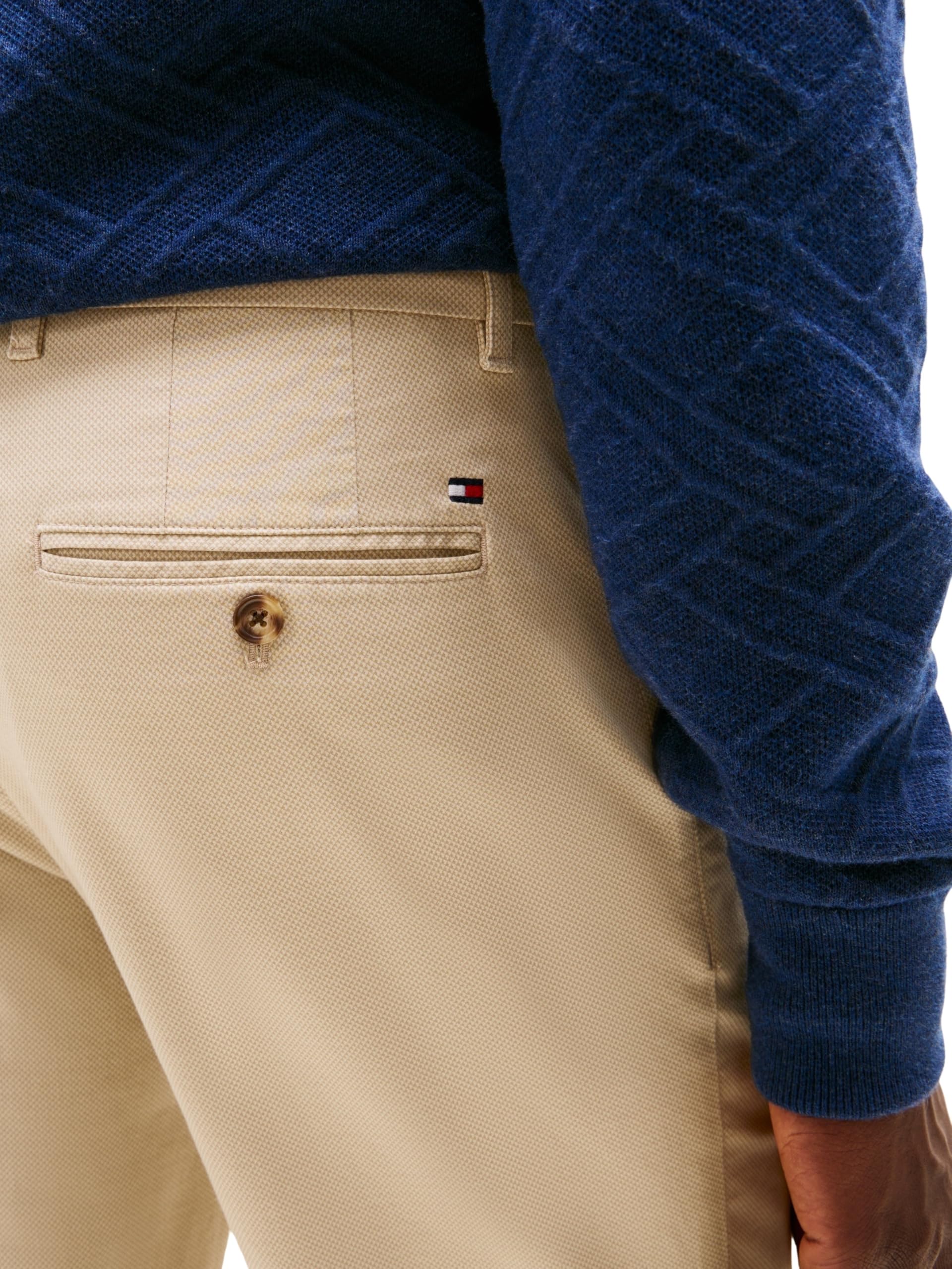 Tommy Hilfiger Denton Printed Structure Chino Mw0mw39700 - Chinosy Mężczyźni