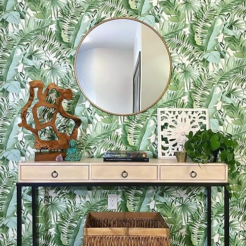 Miniatura 8 de NuWallpaper NUS4166 Maui - Papel tapiz autoadhesivo, color blanco y negro