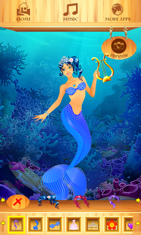 chinese dress ladies Dress Up Princess Mermaid