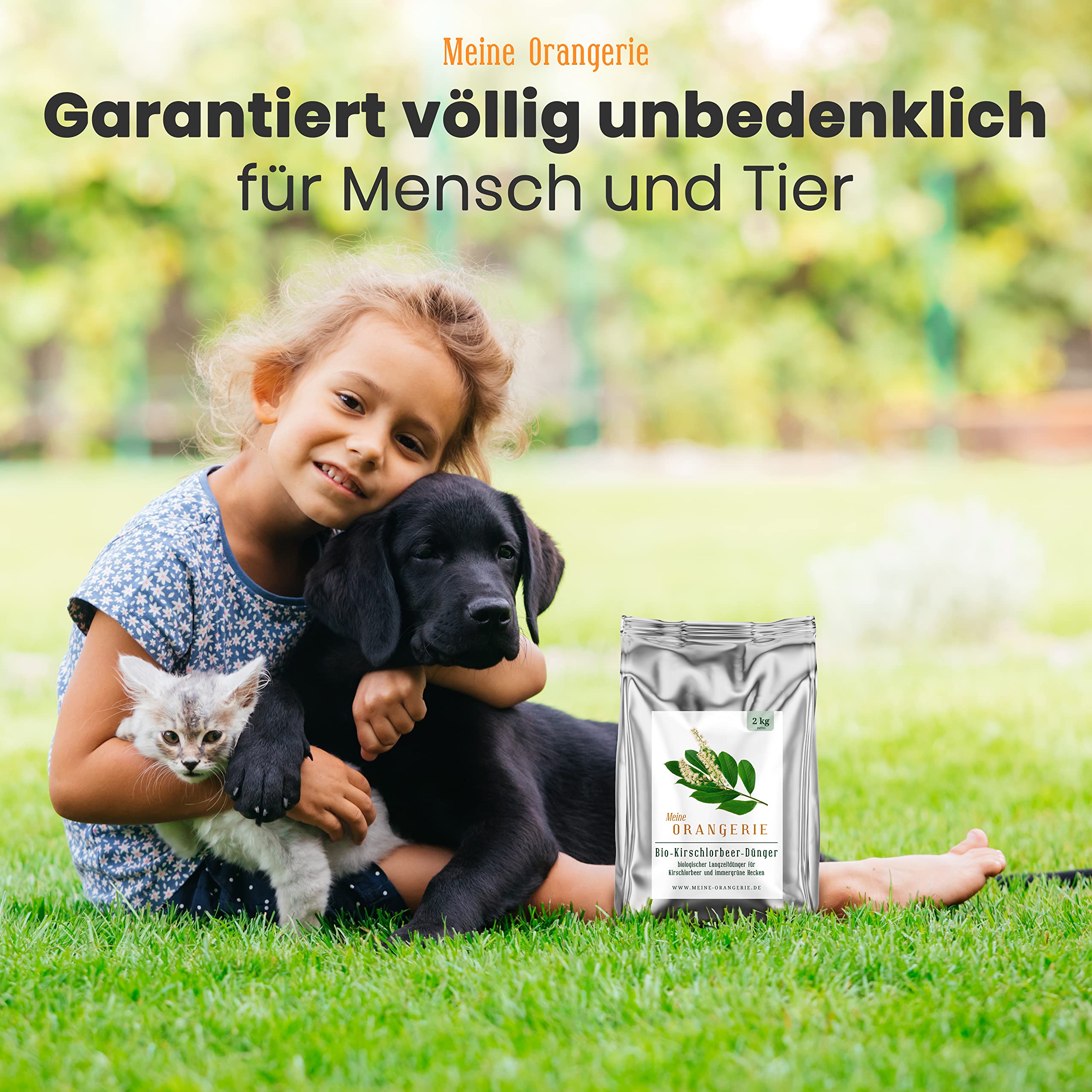 Meine Orangerie BIO Kirschlorbeerdnger - Spezial-Dnger fr Kirschlorbeer  [2kg] - Einfach und sicher ihren Kirschlorbeer dngen - Heckendnger fr  Lorbeerkirsche & portugiesischer Kirschlorbeer : Amazon.de: Garten
