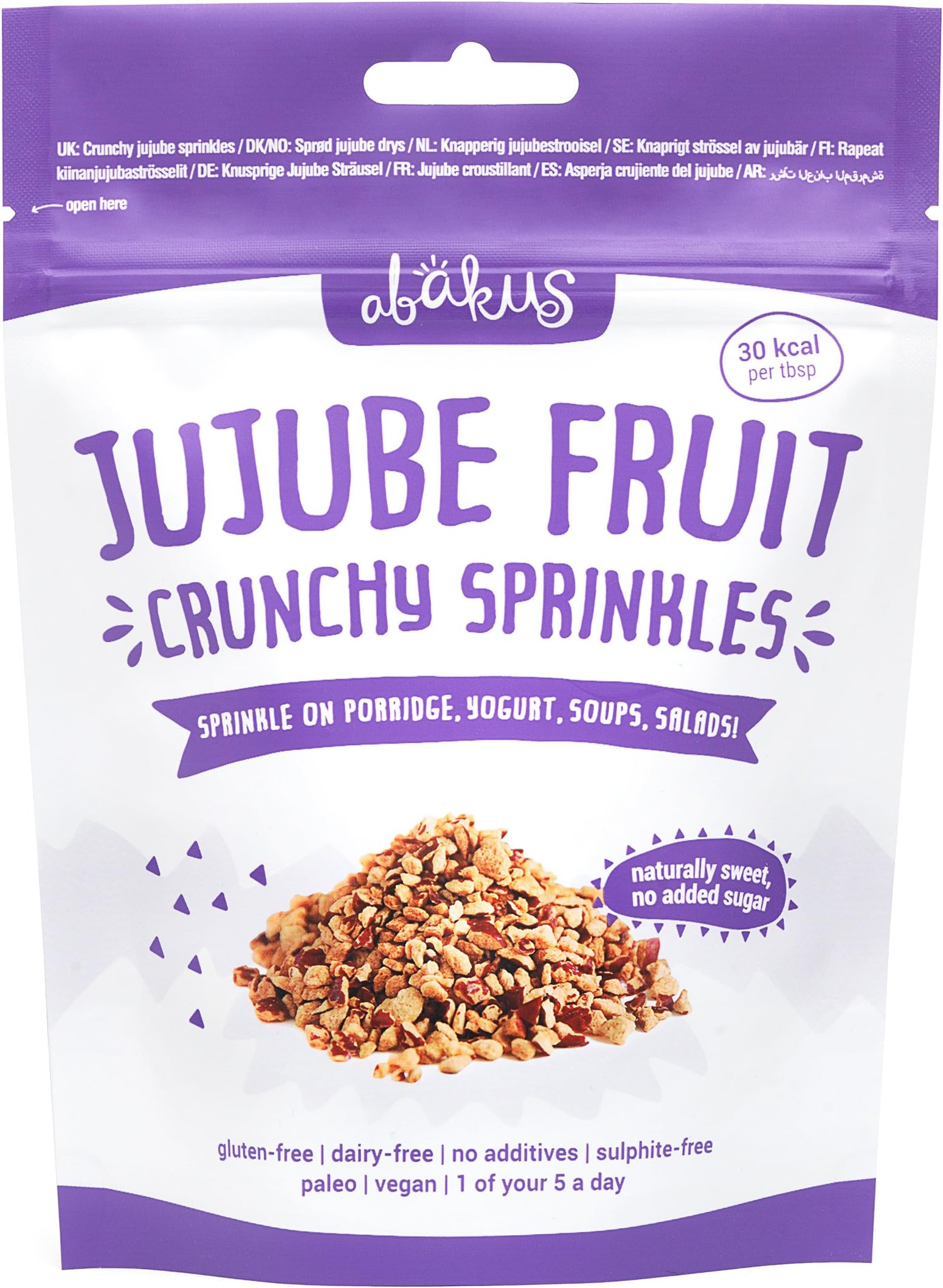 Abakus Sprinkles Jujube Fruit Red Dates , 50 g