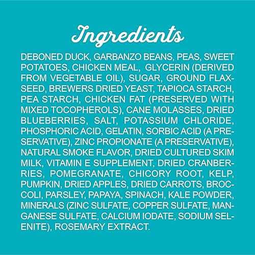 Miniatura 7 de Triumph Paquete de 2 golosinas para perros sin granos de carne seca de pato, 20 onzas cada uno2