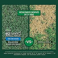 Vista 3 de Scotts EZ Seed Patch & Repair - Mantillo de sol y sombra, semillas de césped, combinación de fertilizantes para puntos desnudos y reparación, 3.75