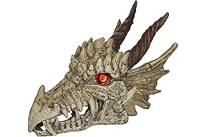 Penn-Plax Large Deco-Replicas Plastic Dragon Skull Gazer Aquarium Decoration