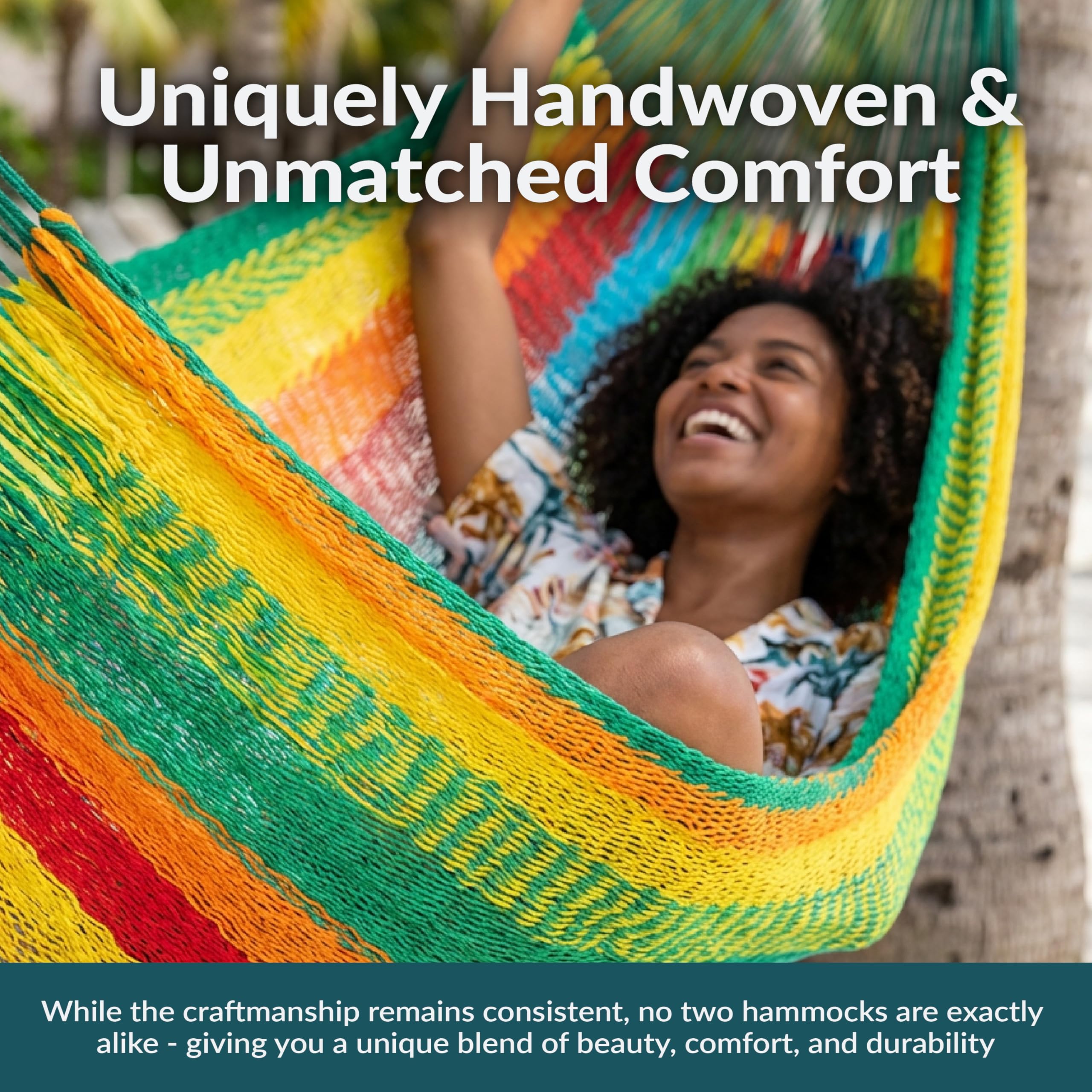 Amazon.com : Sunnydaze Mayan XXL Double Heavy-Duty Hammock, 625 lb
