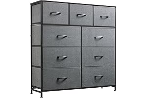 WLIVE 9-Drawer Fabric Storage Tower Organizer Unit: Upgrade Your Bedroom Storage