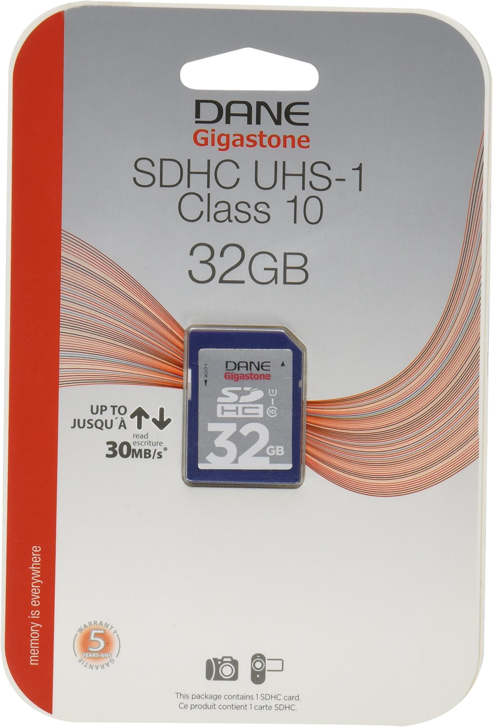 Dane Elec High Speed 32 GB Class 10 Secure Digital Card DA-SD-1032G-R