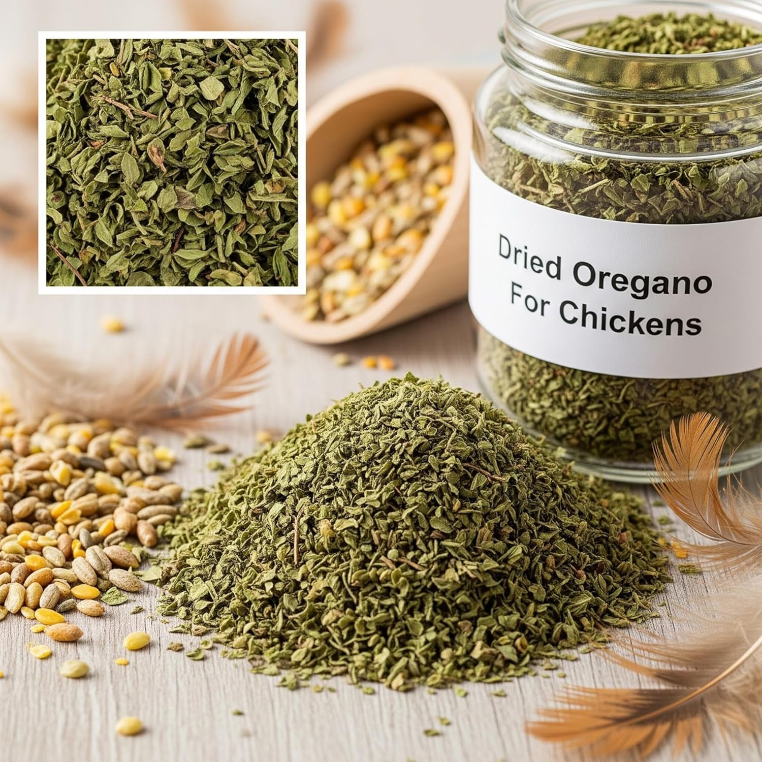 2 lbs Oregano - Chicken Nesting Herbs, Bulk Oregano Seasoning Dry Leaf - Despensa Colombiana 32 oz