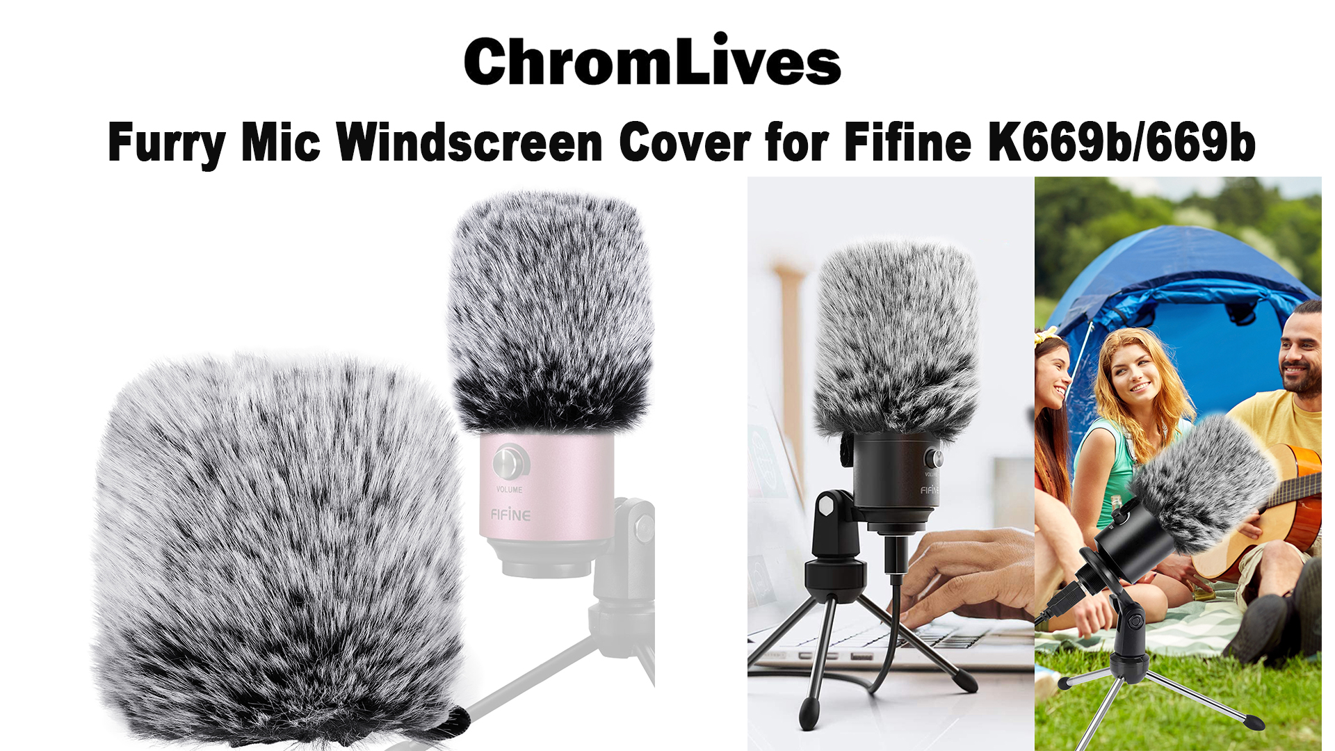 Amazon.com: Windscreen Compatible with Fifine K669b/669b