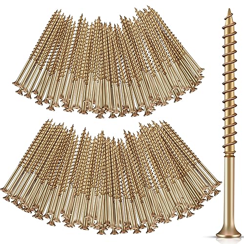 Miniatura 6 de Dreyoo 50 tornillos de reparación para piso, tornillos universales para reparación de pisos, para madera duraviniloalfombras, repuesto para fijador