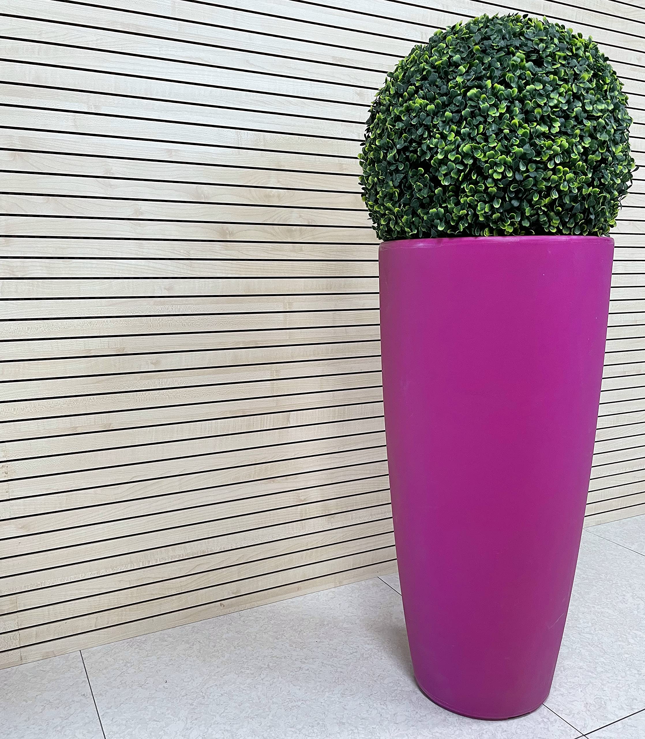 Buxus - Bola de boj sintética para decoración de jardín, color verde (28 cm)