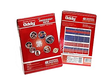 Oddy 4 X 6 Size Coated Glossy Paper Sheets 180 Gsm Set Of 3 Amazon In Office Products