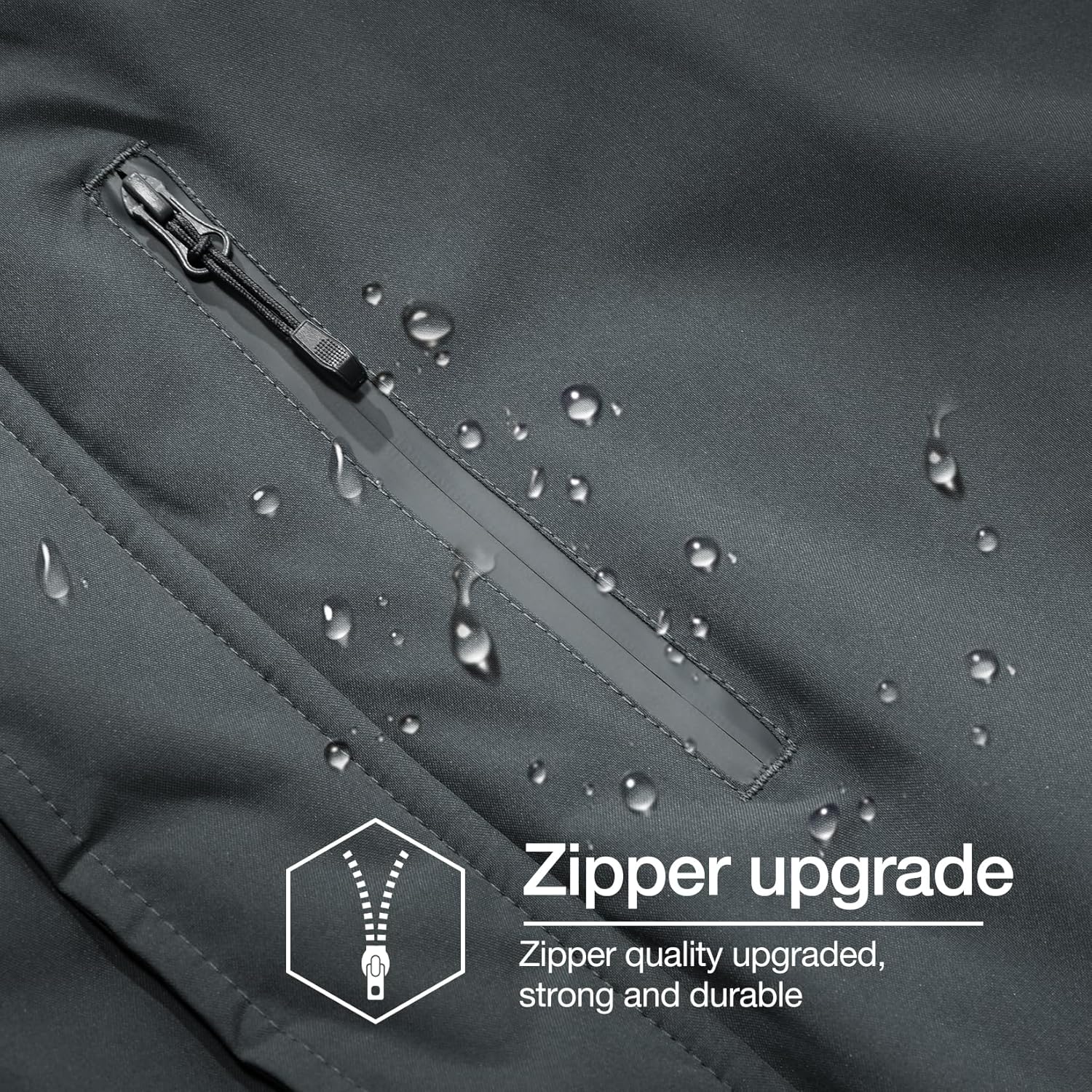 CAMELSPORTS Men's Winter Jacket, Windproof Waterproof Ski Snow Coat, Thermal Insulated Puffer Parka for Cold Weather - Image 3