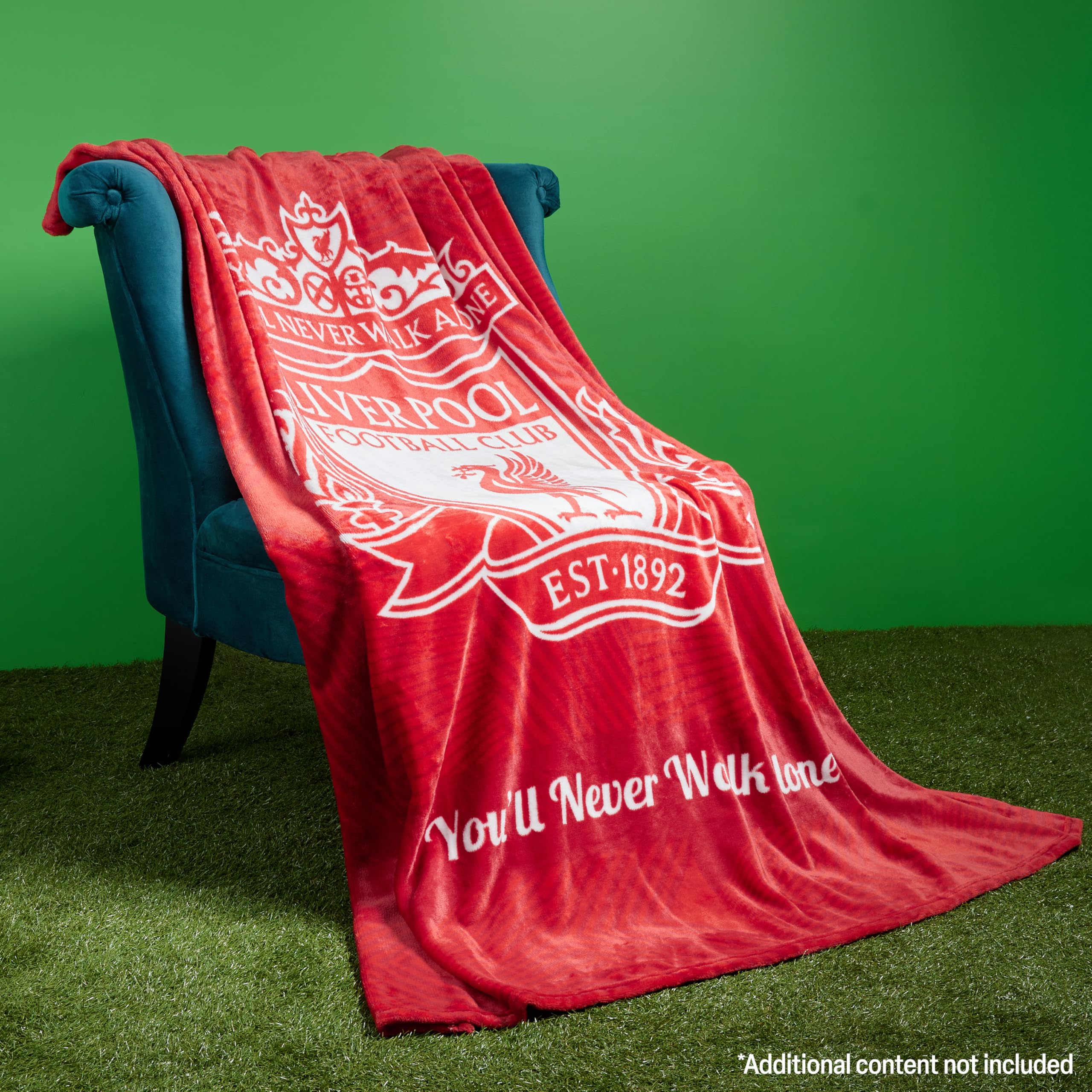 Arsenal F.C. Fleece-Bettdecke, weicher Bettüberwurf, 125 x 150 cm
