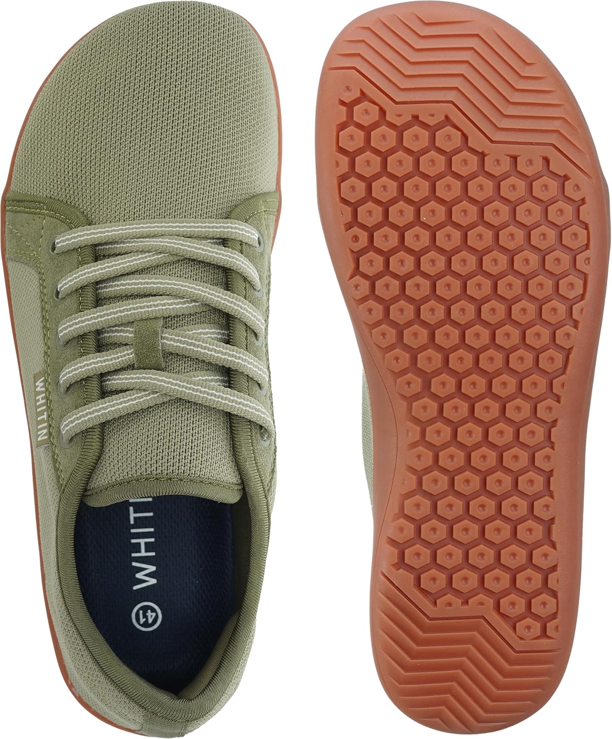 WHITIN Women's Minimalist Barefoot Shoes | Zero Drop Sole | Wide Width Fashion Sneaker - Image 5