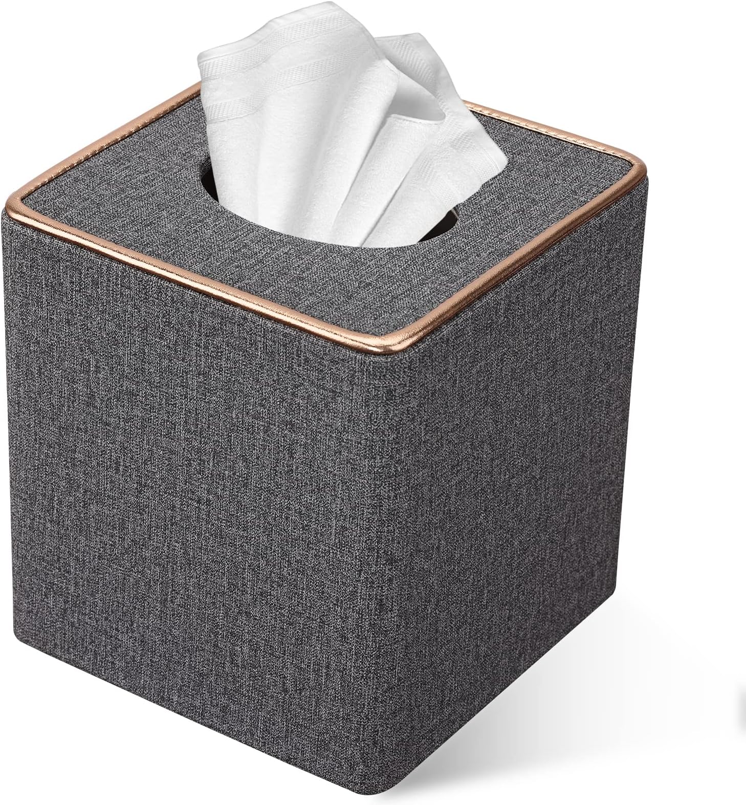 JWT Astyle Square Tissue Box Cover Holder.Metal Kleenex Box Covers Cube Dresser