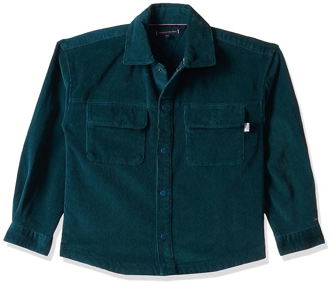 Tommy Hilfiger Boys Cotton Solid Regular Fit Shirt