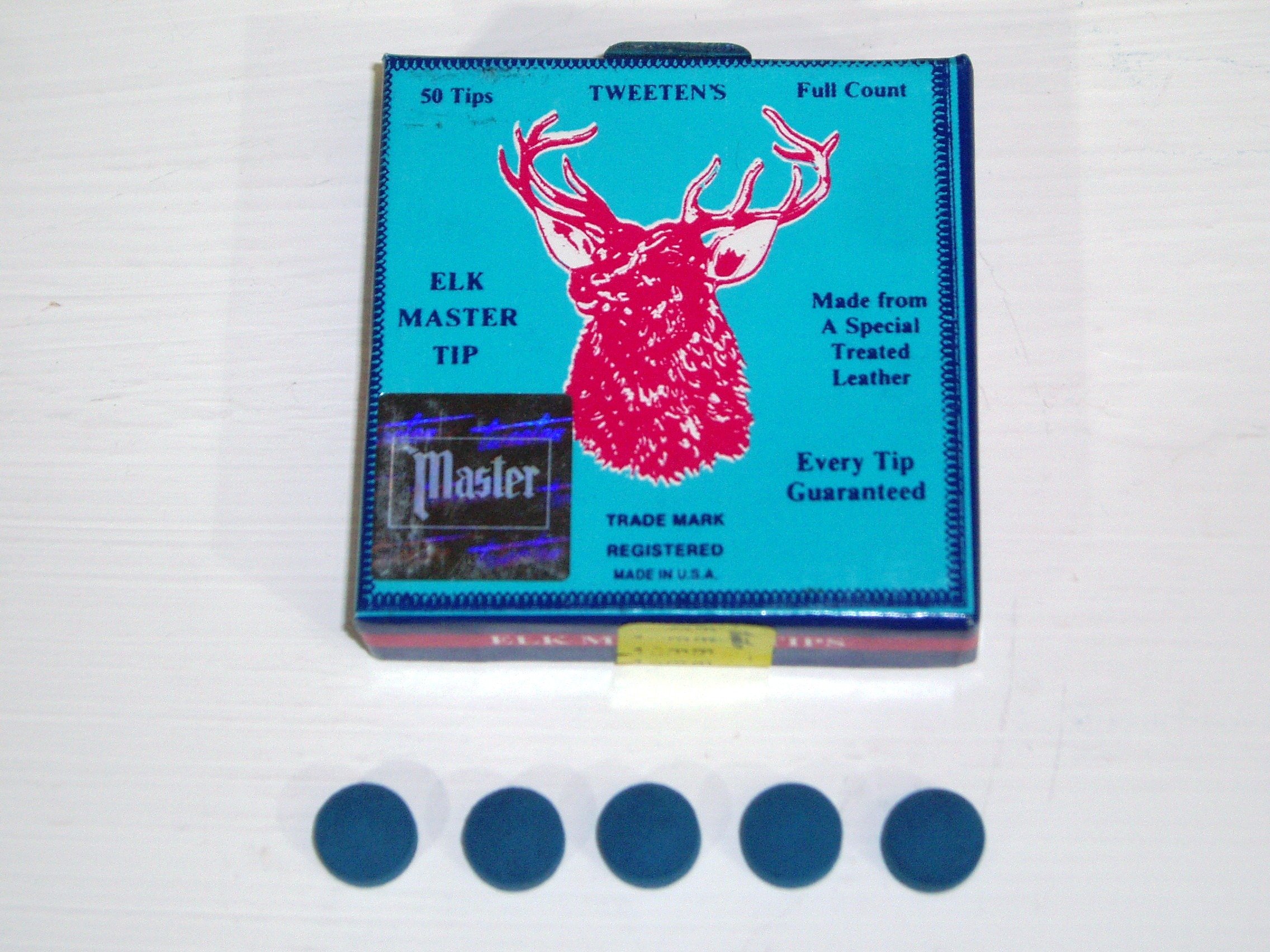 TWEENTEN ELK MASTER CUE TIPS AND QUANTITIES.** (5 x, 8.5mm) — image 1