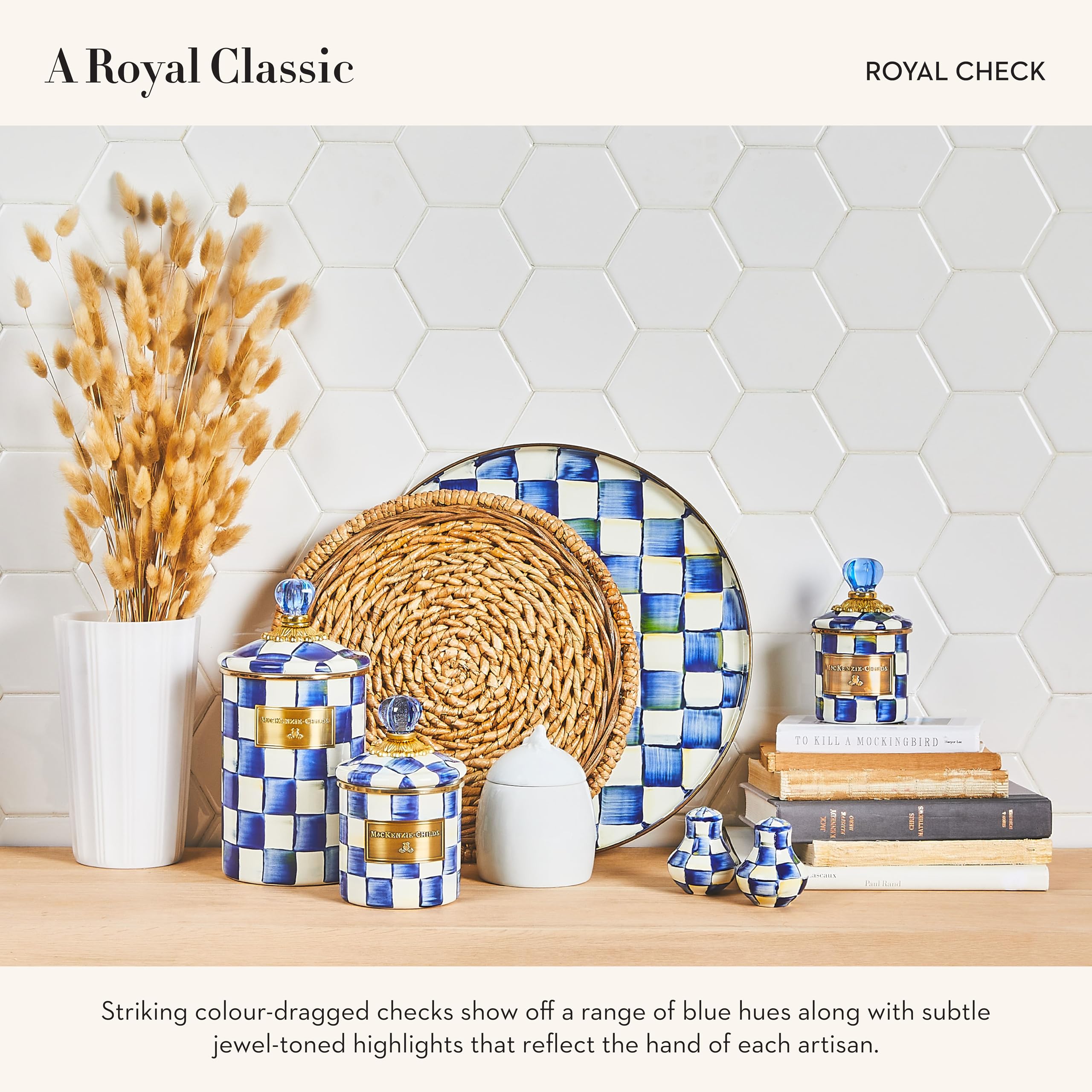Amazon.com: MACKENZIE-CHILDS Enamel Salt and Pepper Shakers