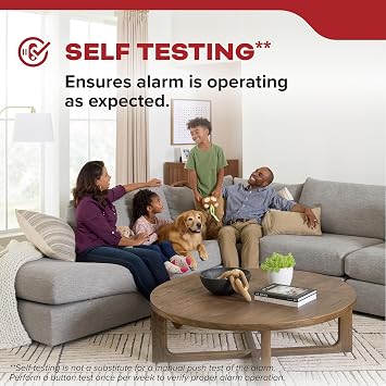 Kidde Smoke Detector, Hardwired & 10-Year Battery Backup, 20SA10, 2 Pack | Wired Interconnect Capability, No Battery Replacement or Low Battery Chirps, LED Status Lights, Ideal for Homes & Apartments