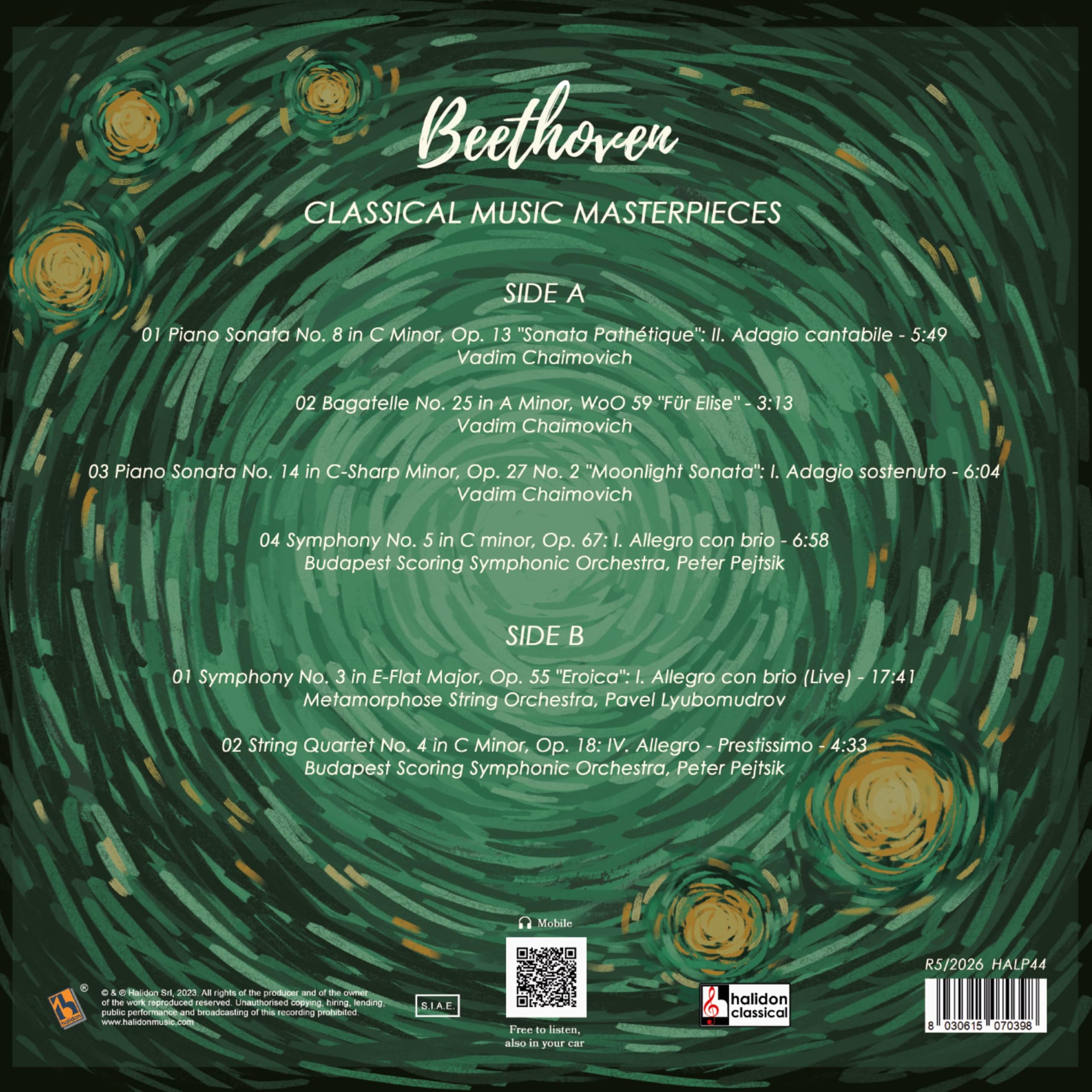 Vinile Beethoven – Classical Piano Masterpieces