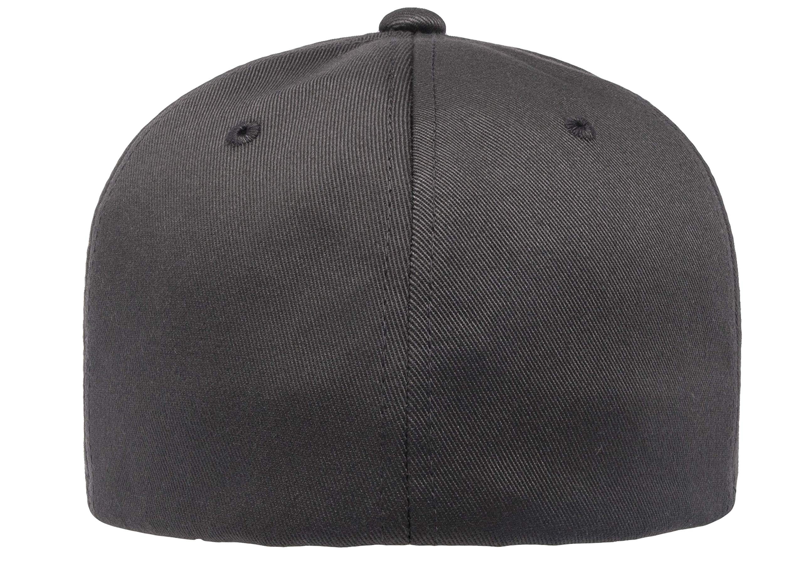 Flexfit XXL Men's Athletic Baseball Fitted Cap, Dark Grey