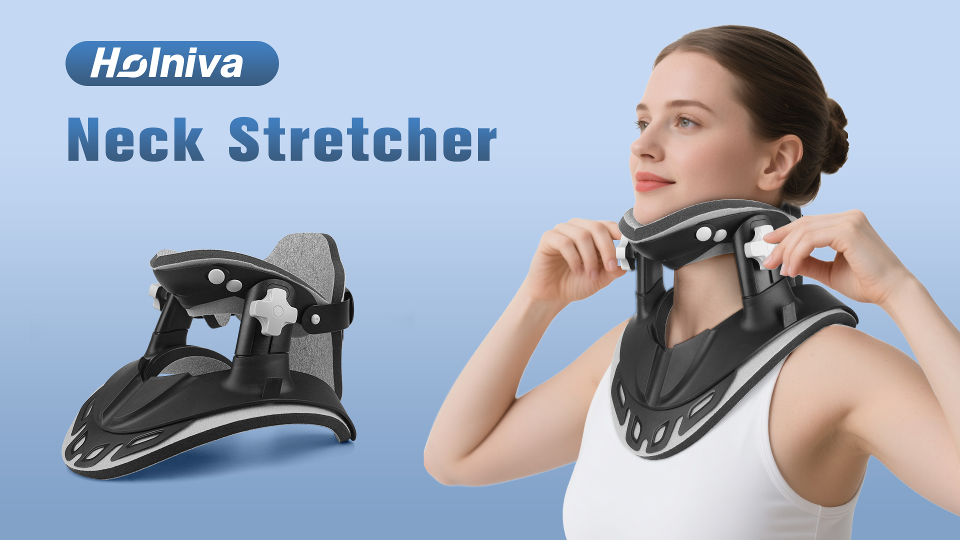 Amazon.com: Holniva Neck Stretcher Cervical Traction, Adjustable