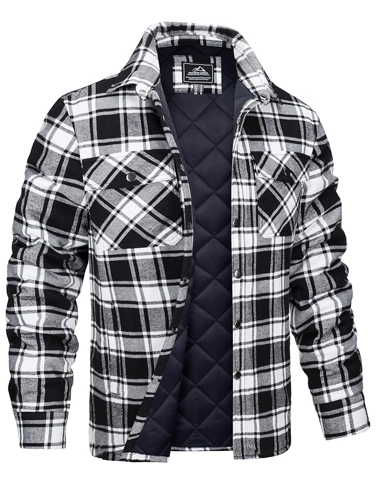 ジャケット・アウター TENDERLOIN FLANNEL CHECK COAT Amazon.com: Women's Flannel Checkered Jacket Faux Fur