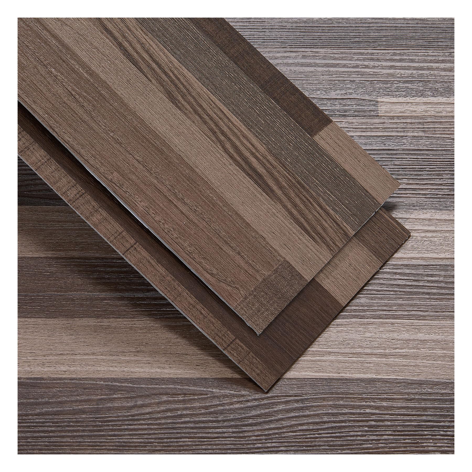 INMOZATA Floor Tiles Self Adhesive, 36-Pack, 5.02 Sq M Coverage, 91.5cm x 15.2cm Wood Plank, 2mm Thick Waterproof Peel and Stick Flooring for Kitchen, Bathroom, Bedroom, Living Room(Smoked walnut‌) — image 1