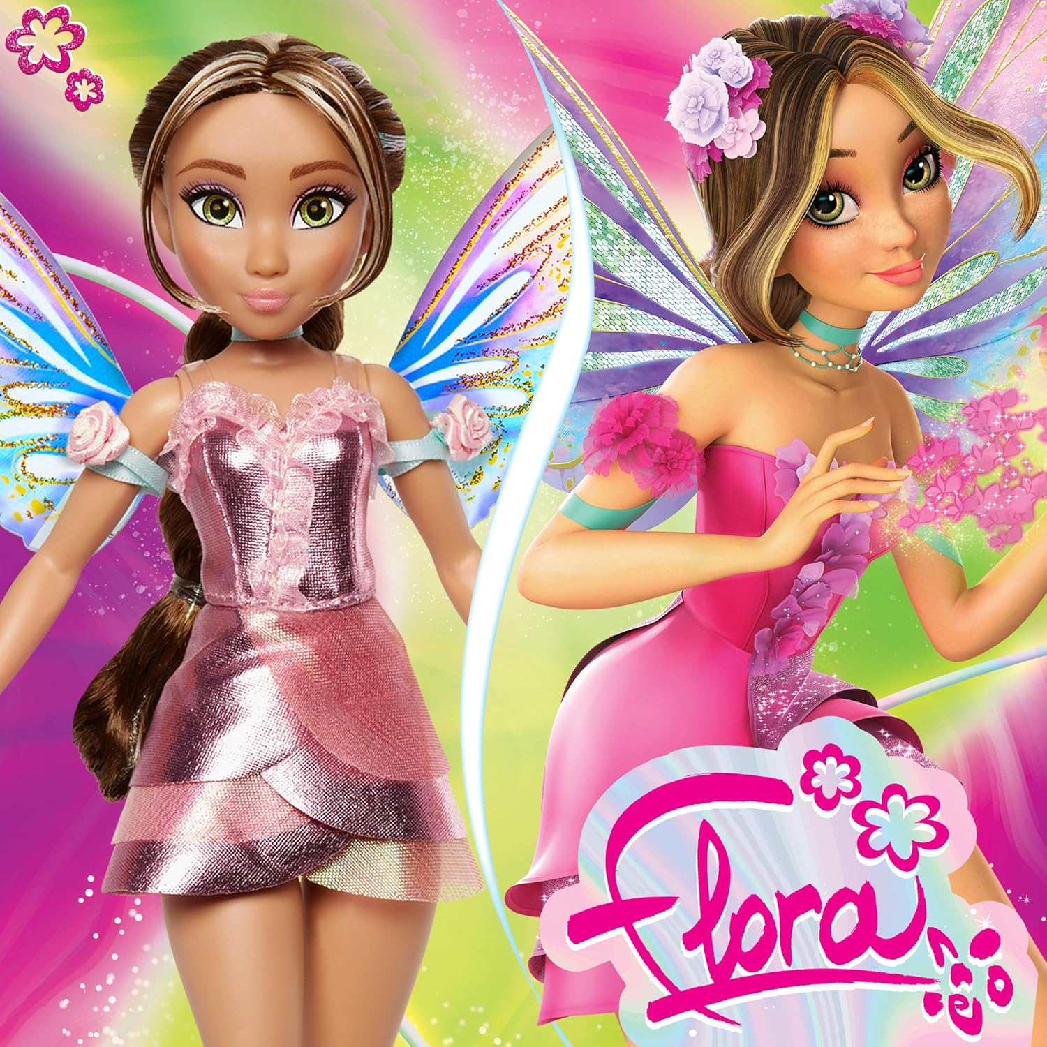 Winx Club Flora Fairy Doll by Playmates Toys