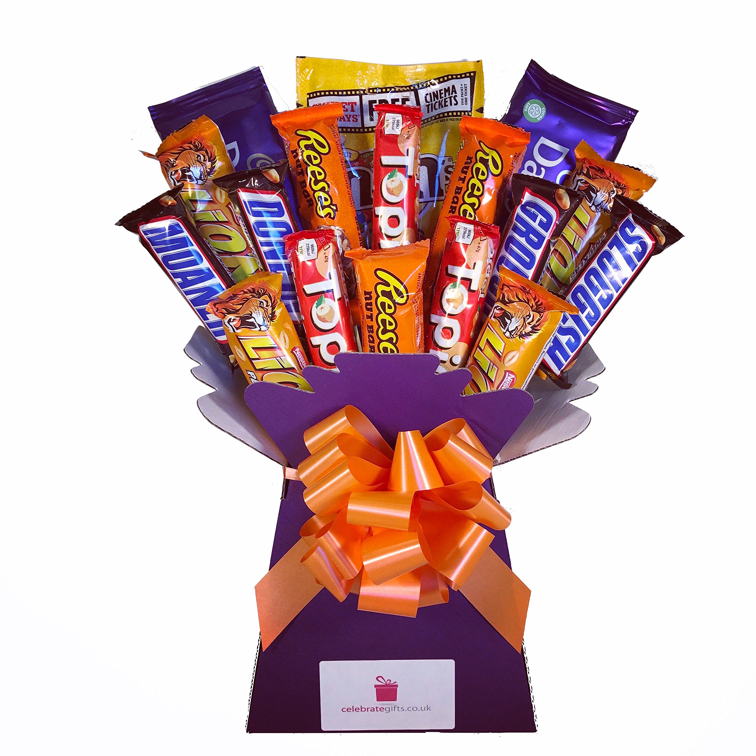 Totally Nuts Chocolate Bouquet - Sweet Hamper Tree Explosion - Perfect Gift