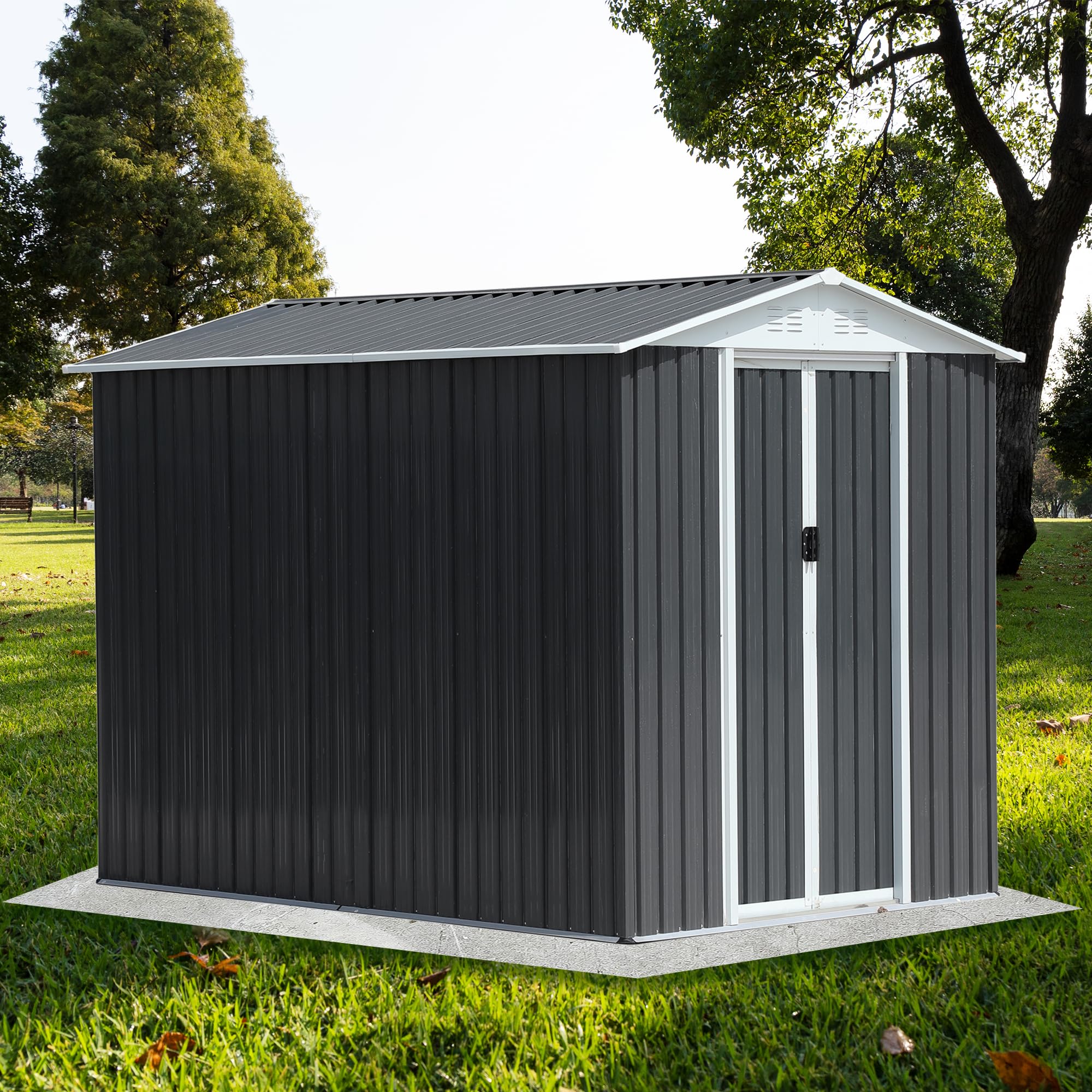 オーマルハウスＬ Amazon.com : 6x9 FT Outdoor Storage Shed, Metal Garden Shed with