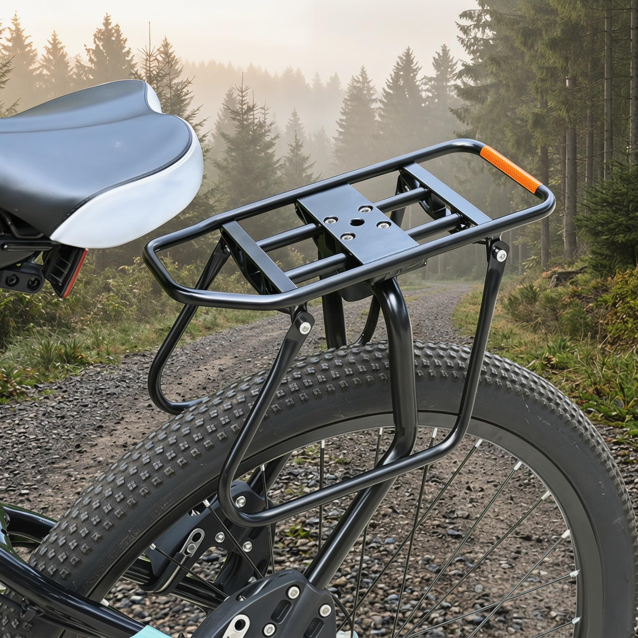 Harilla Portaequipajes Trasero para Bicicletas, portaequipajes para Bicicletas de montaña al Libre y Viajes.