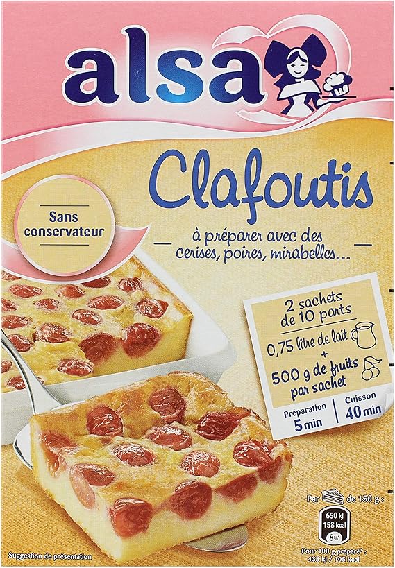 Alsa Preparation Clafoutis 2 Sachets 440g Lot De 3 Amazon Fr Epicerie