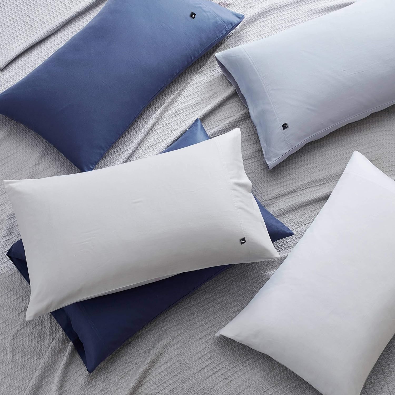 🛒 Crаzу Dеаlѕ Nautica | Oceane Collection | Sateen Weave Sheet Set - 100% Cotton Bedding - Silky-Smooth & Softer After Each Wash, Queen, Light Blue Buу 1 gеt 1 Nautica | Oceane Collection | Sateen Weave Sheet Set - 100% Cotton Bedding - Silky-Smooth & Softer After Each Wash, Queen, Light Blue