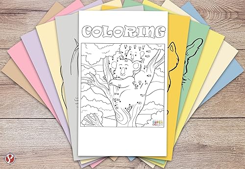 Miniatura 6 de Cartulina de color pastel blanco  Cartulina de cubierta de 67 libras  8.5 x 14 pulgadas  50 hojas por paquete