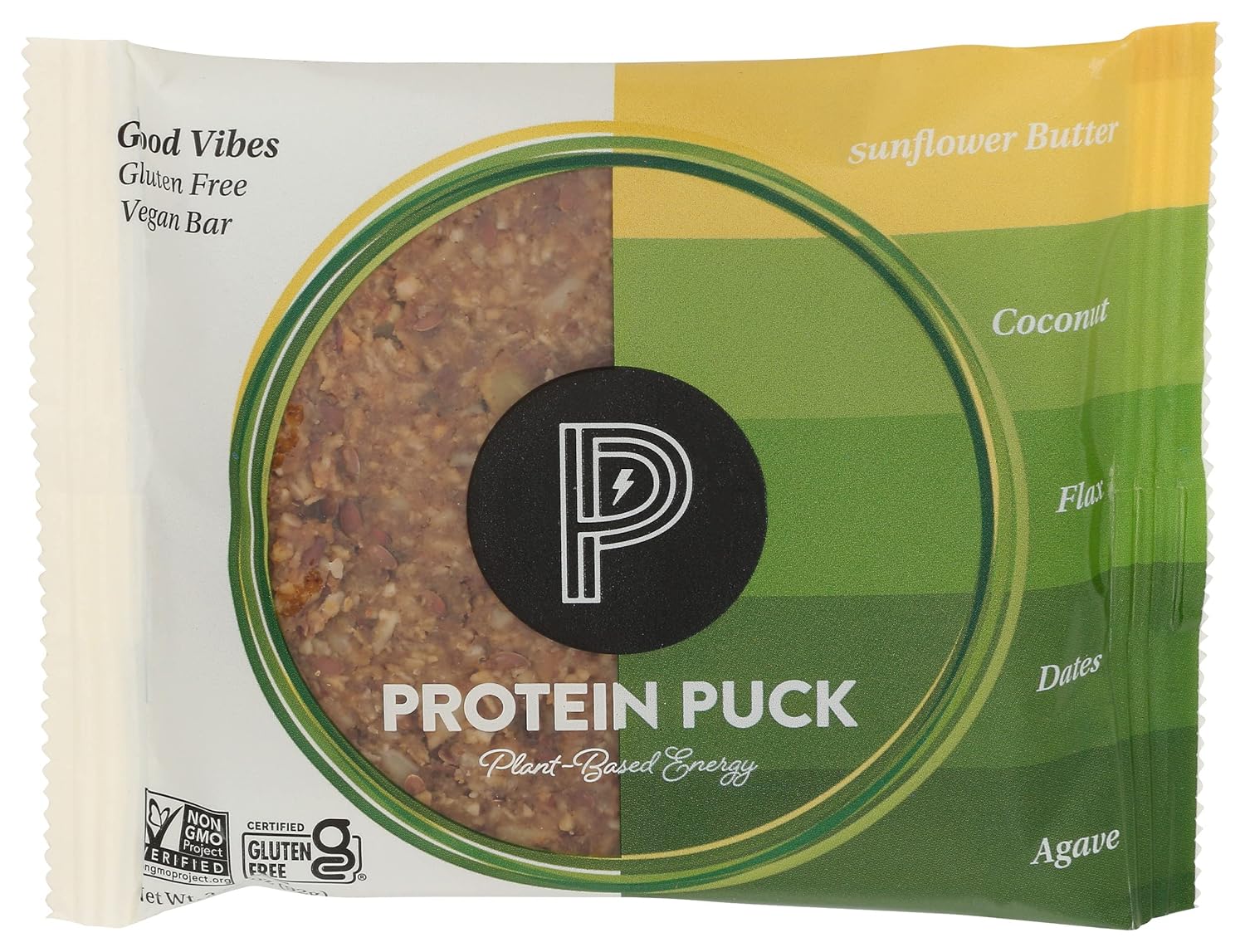 PROTEIN PUCK Coconut Almond Sun Butter Bar, 3.25 OZ