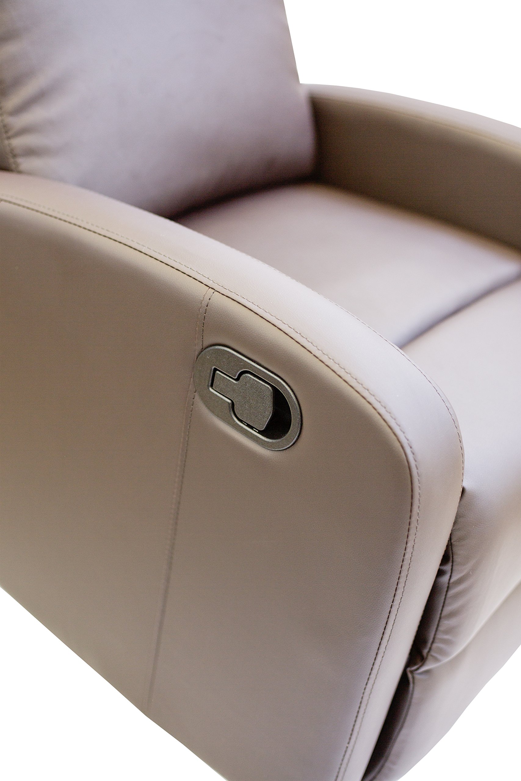 Astan Hogar Sillón Relax con Reclinación Manual, Tapizado en PU Anti-Cuarteo, Modelo Premium AH-AR30600CH
