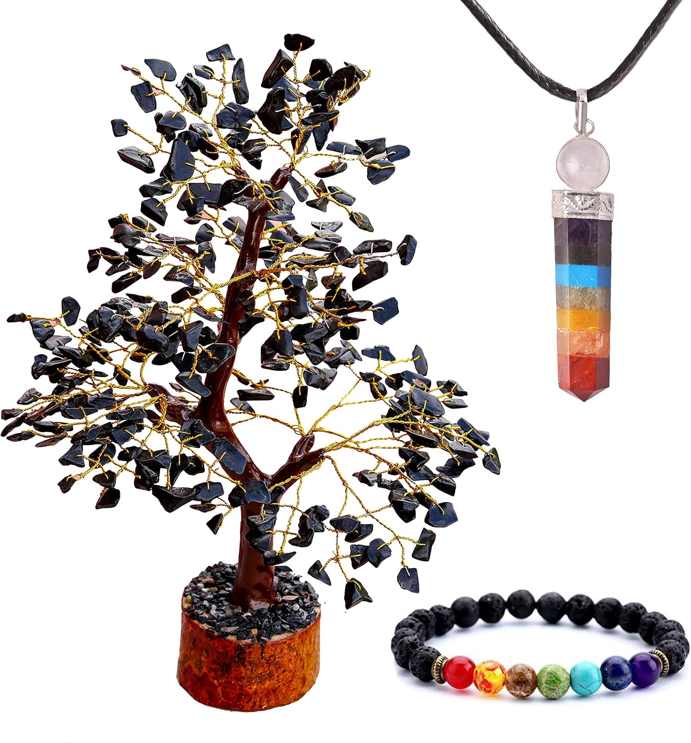 Black Tourmaline Crystal Crystal Tree Spiritual Decor