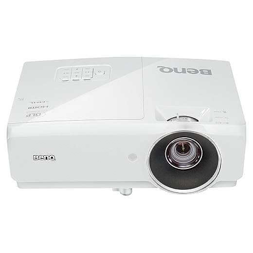 BenQ 1080p DLP Business Projector (MH741), 4000 Lumens, Full HD 1920x1080, Wireless, 3D, HDMI, 10W Speaker, 2D Keystone, 100”@8.2ft, 1.3x Zoom,White