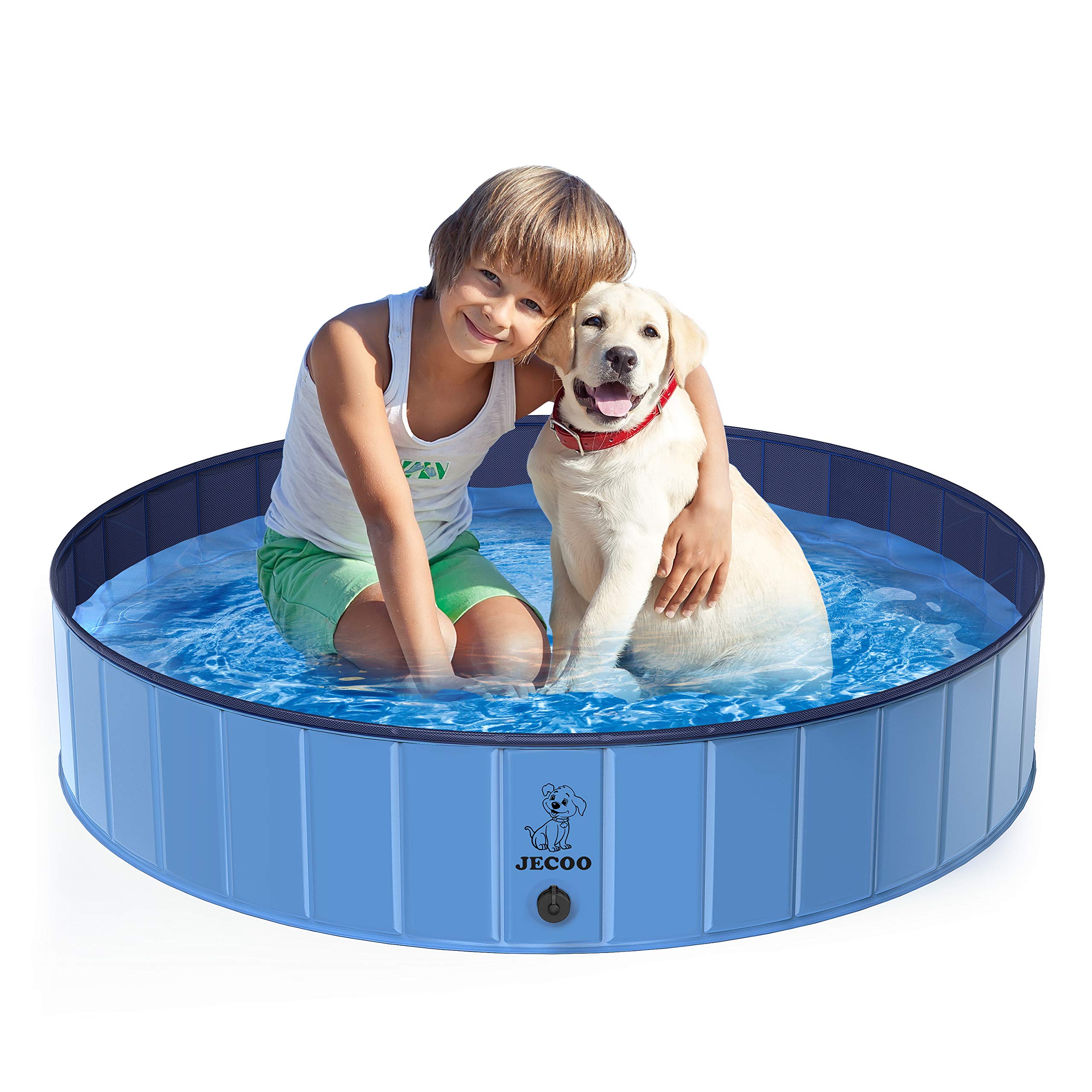 Buy Jecoo Kiddie Pool 48" x 12" Kid Pool Plastic Dog Pools for Large